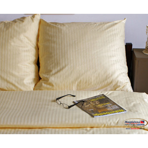 Poszwa Hotelowa Krem 160x200 - pasek 1cm