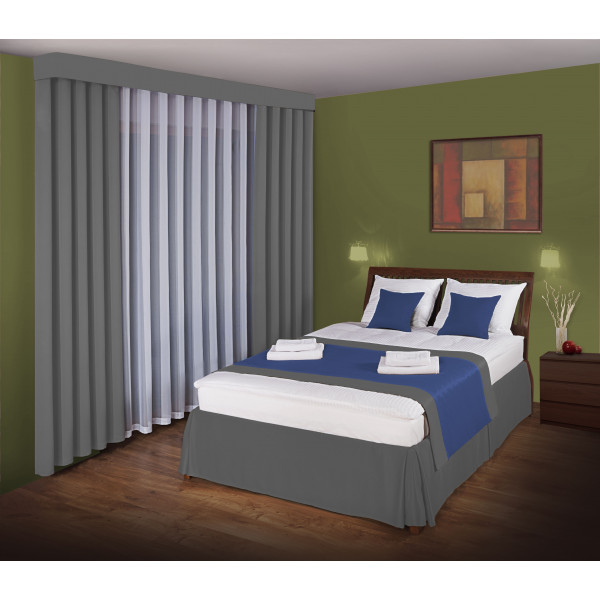 Zasłony zaciemniające blackout - komplet w szerokości 250 cm