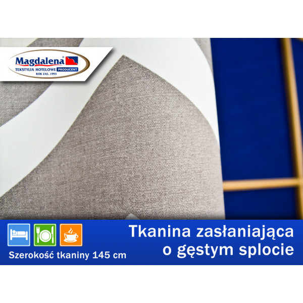 Tkanina zasłaniająca - gęsty splot - 145cm HOTEL Tkanina zasłaniająca - gęsty splot - 145cm HOTEL