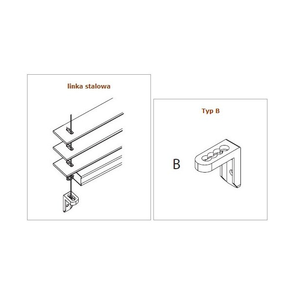 Żaluzja drewniana 50 mm rozm. 120x160 cm w kolorze brązowym Żaluzja drewniana 50 mm rozm. 120x160 cm w kolorze brązowym