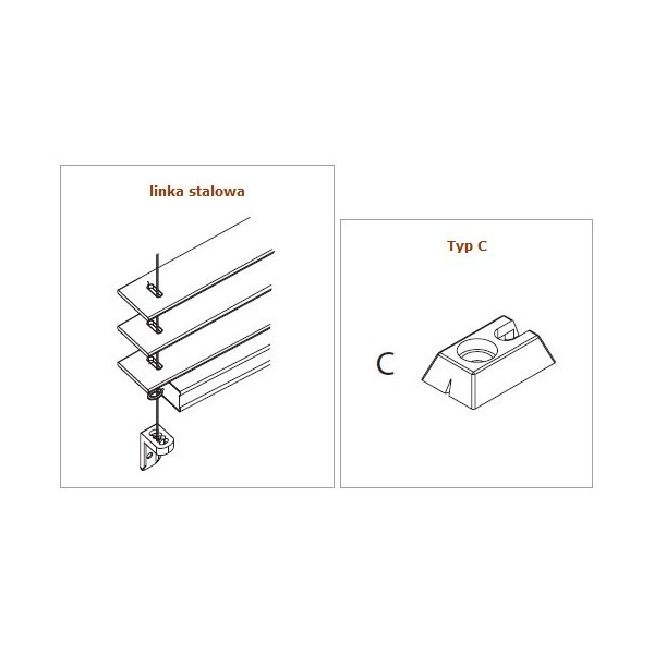 Żaluzja drewniana 50 mm rozm. 120x160 cm w kolorze brązowym Żaluzja drewniana 50 mm rozm. 120x160 cm w kolorze brązowym