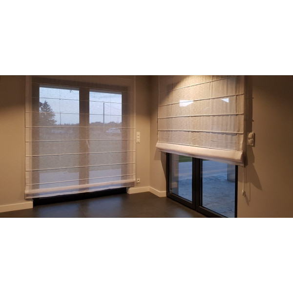 MAG 327 Roleta rzymska transparentna do kuchni w rozm. 110x250 cm MAG 327 Roleta rzymska transparentna do kuchni w rozm. 110x250 cm