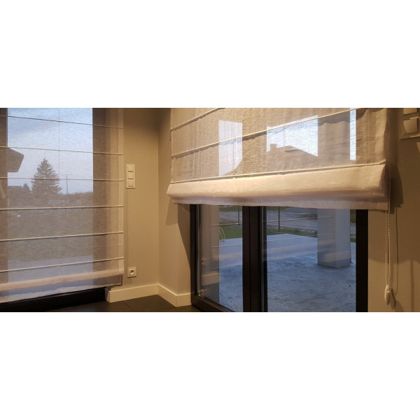 MAG 327 Roleta rzymska transparentna do kuchni w rozm. 110x250 cm MAG 327 Roleta rzymska transparentna do kuchni w rozm. 110x250 cm