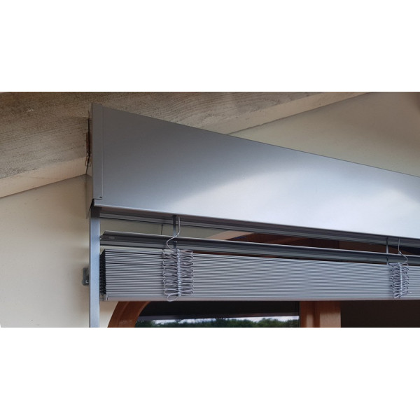 Żaluzja fasadowa Z90 z napędem elektrycznym Elero w kolorze "antracyt" Żaluzja fasadowa Z90 z napędem elektrycznym Elero w kolorze "antracyt"