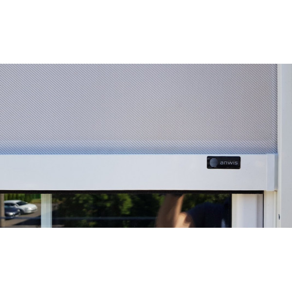 Roleta Screen SK95 ZIP w kolorze "krem" rozm. 120x150 cm napęd elektryczny.