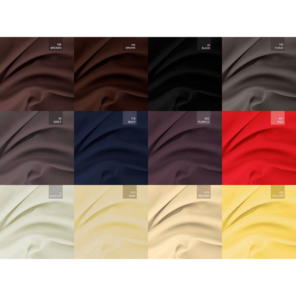 RF/LUX/150/FR Tkanina zaciemniająca gładka Blackout LUX z atestem