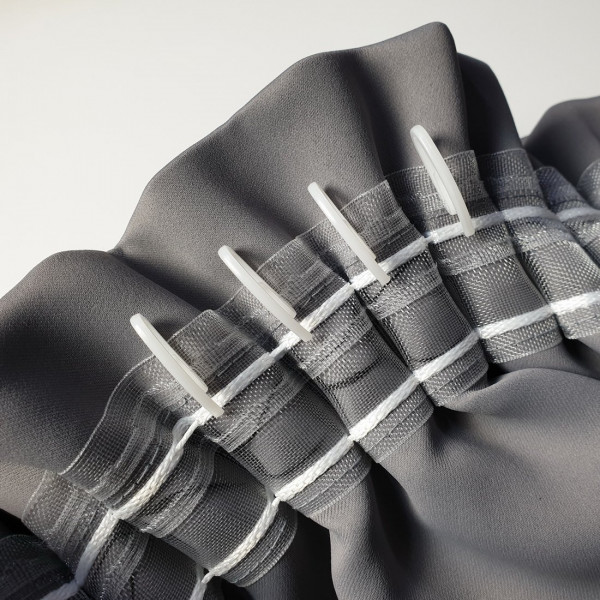 MAG 300 Zasłona zaciemniająca Blackout w kolorze jasnoszarym rozmiar 140x240 cm