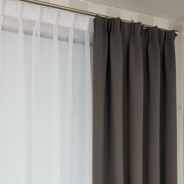 MAG 301 Zasłona Blackout w kolorze jasnoszarym na wymiar 210x240 cm