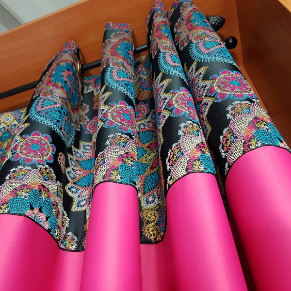 MAG 316 Komplet zasłon z firanądo salonu na szer. 280x250 cm