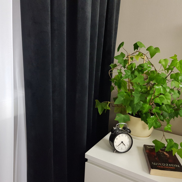 MAG 321 Zasłona dekoracyjna do sypialni na taśmie szer. 140x240 cm