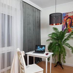 MAG 328 Zasłona na taśmie kol. szary szer. 140x240 cm