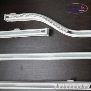 Karnisz aluminiowy KS system. Szyny w metrażu 2