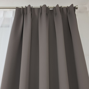 SC/UNI/114 Tkanina zasłonowa blackout kol. ciemny szary o szer. 280 cm