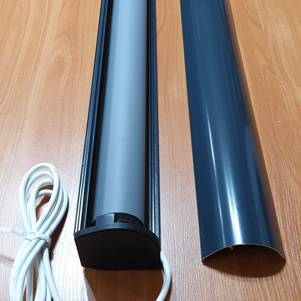 RM 45 Roleta wolnowisząca z napędem elektrycznym w rozm. 168x286 cm kol. B609 antracyt RM 45 Roleta wolnowisząca z napędem elektrycznym w rozm. 168x286 cm kol. B609 antracyt