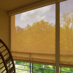 Roleta zewnętrzna Screen SK90 w kolorze kremowym, rozm. 200x260 cm z napędem elektrycznym