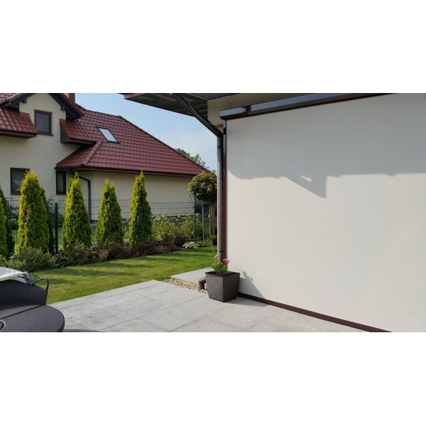 Roleta zewnętrzna SK45 typu Screen w rozm. 380x300 cm Roleta zewnętrzna SK45 typu Screen w rozm. 380x300 cm
