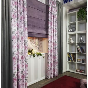 Roleta rzymska z mechanizmem łańcuszkowym w rozm. 125x160 cm 2