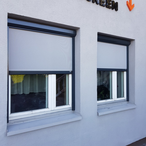 Roleta zewnętrzna screen SK45 w rozm. 120x140 cm napęd elektryczny