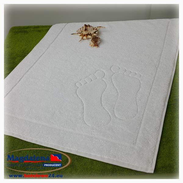 STOPKA HOTELOWA Mata biała gr. 700 g/m2  rozm. 50x70 cm STOPKA HOTELOWA Mata biała gr. 700 g/m2  rozm. 50x70 cm