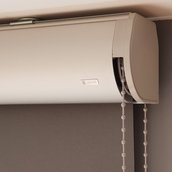 Roleta wolnowisząca zaciemniająca rozm. 91x198 cm kolor szary Roleta wolnowisząca zaciemniająca rozm. 91x198 cm kolor szary