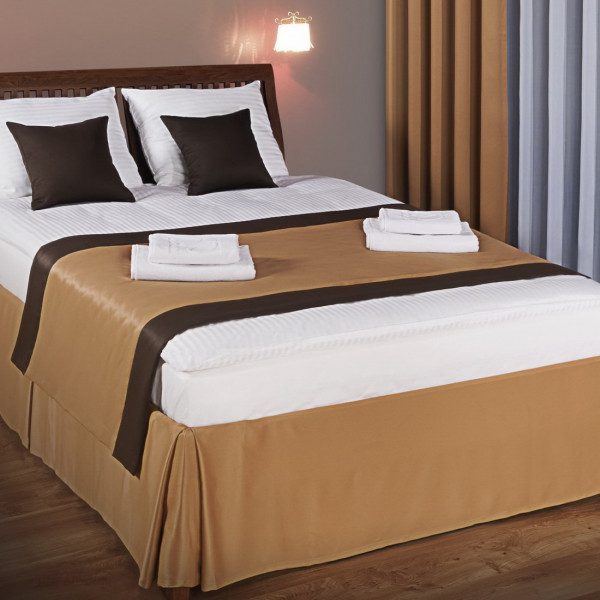 5.Pokój wzorcowy w hotelu SKY005.Firany zasłony do hotelu i pasaż poszewki na łóżko