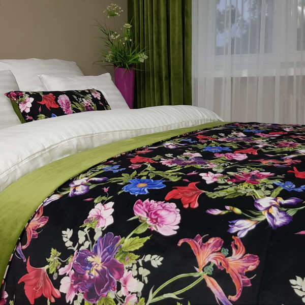 6.Pokój wzorcowy w hotelu SKY006. Zasłony firany do hotelu i pasaż poszewki na łózko