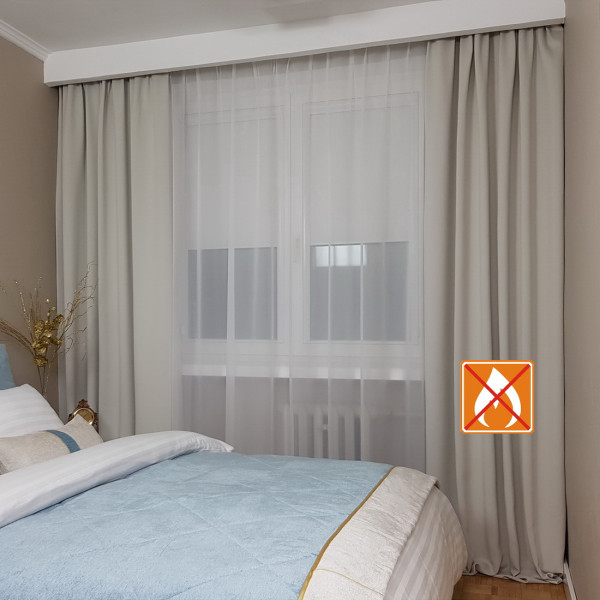 Zasłona hotelowa blackout rozm. 90x245 cm SKY101/1/FR za 10 szt. Zasłona hotelowa blackout rozm. 90x245 cm SKY101/1/FR za 10 szt.