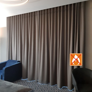 Zasłony blackout szare w rozm. 140x250 cm SKY101/2/FR za 10 szt.