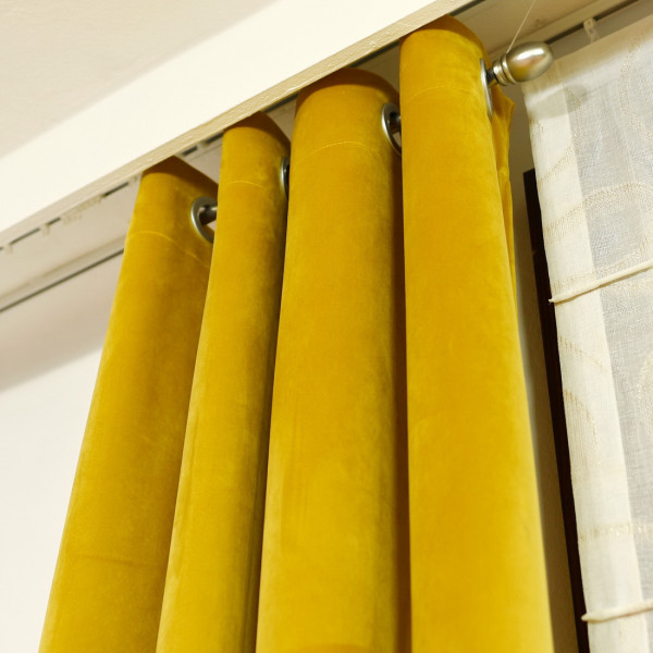 Zasłona gotowa na przelotkach rozm. 135x250 cm SUNFLOWER02