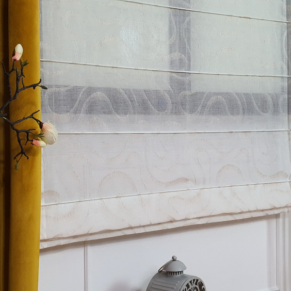 Roleta rzymska pozioma na wymiar 135x250 cm SUNFLOWER04