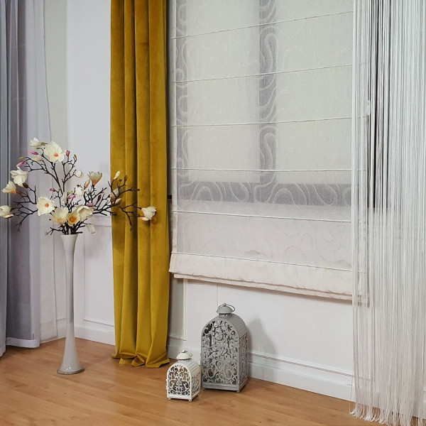 Roleta rzymska pozioma na wymiar 135x250 cm SUNFLOWER04