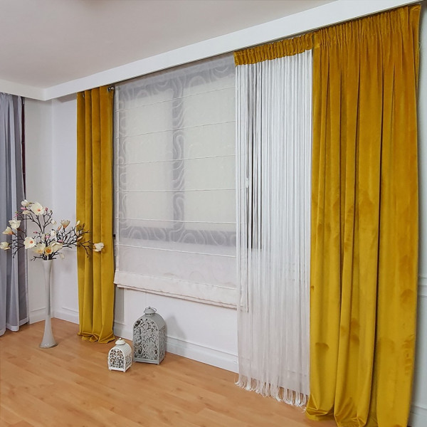 Roleta rzymska pozioma na wymiar 135x250 cm SUNFLOWER04