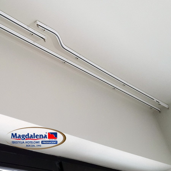 Szyna sufitowa aluminiowa gięta 90 stopni