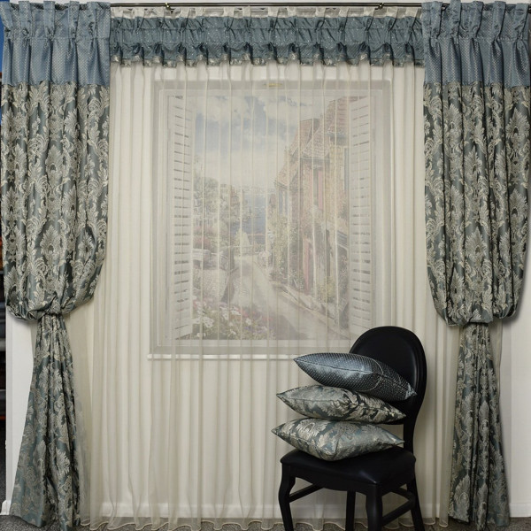 Pierre Cardin zasłony i firana ekskluzywna rozm. 280x250 cm