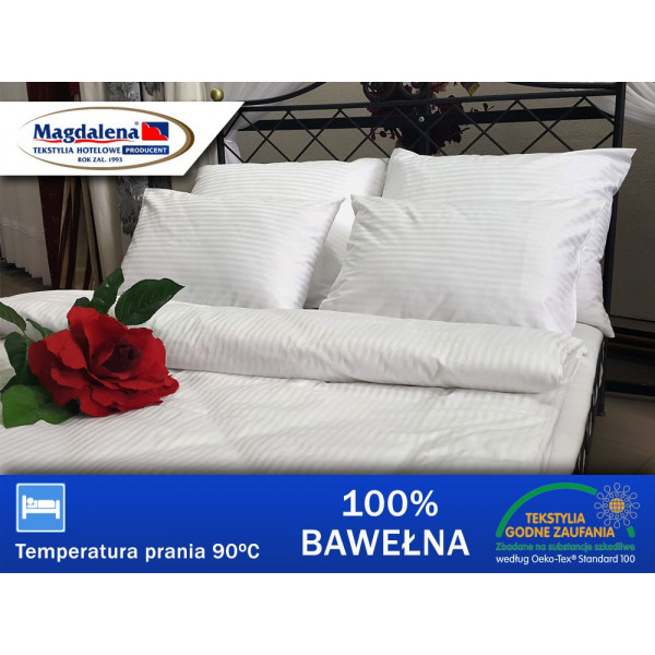 POSZWA HOTELOWA w PASY 140X200