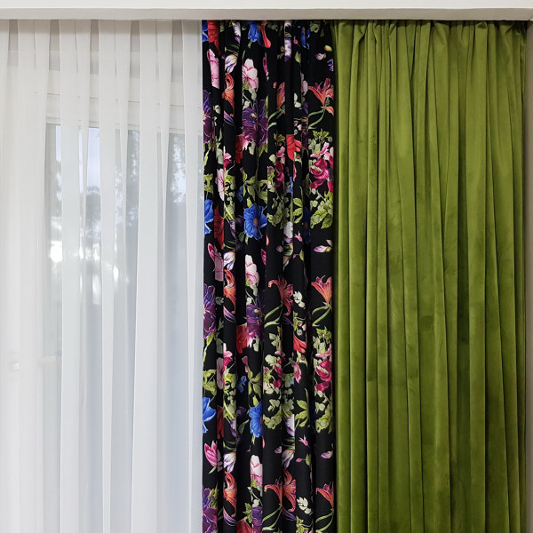 Zasłony dekoracyjne welurowe MAG 345 w rozm. 140 x 250 cm