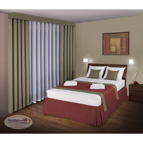 Zasłony zaciemniające blackout w szerokości 250 cm - komplet