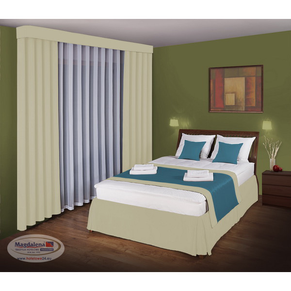 Zasłony zaciemniające blackout w szerokości 250 cm - komplet