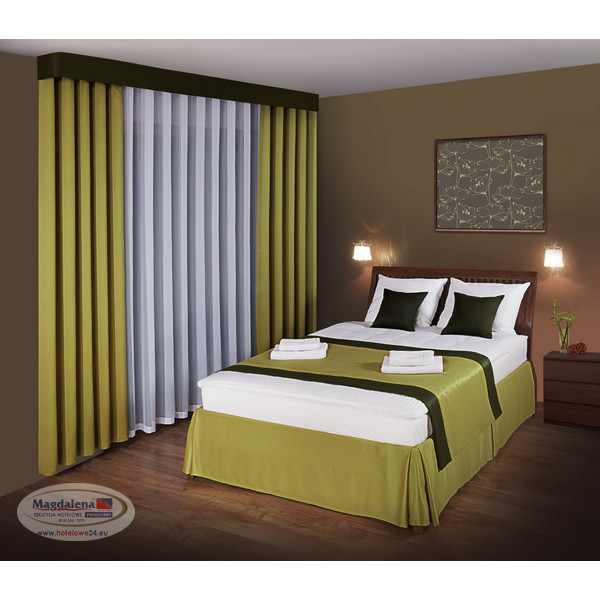 Zasłony zaciemniające blackout w szerokości 250 cm - komplet