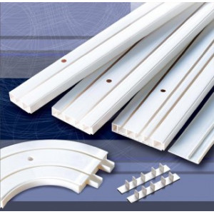 Szyna sufitowa dwubiegowa na długość 300cm