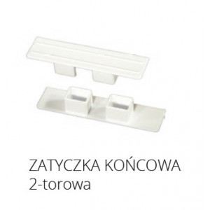 Zakończenia do szyn PCV - 1kpl 2